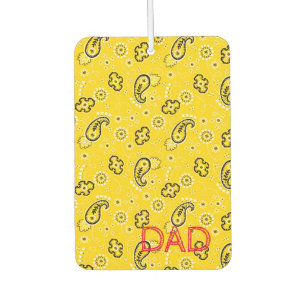 Yellow Bandana Custom DAD Red Adventure Air Freshe Air Freshener