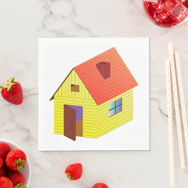 Yellow Barn House Napkins (Creator Uploaded)