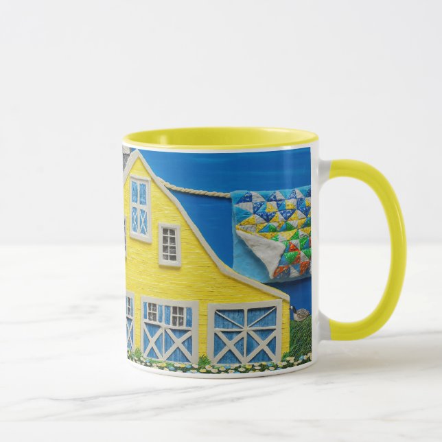 Yellow Barn Mug (Right)