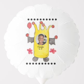 Yellow Bat Monster Kids Birthday Party Balloon