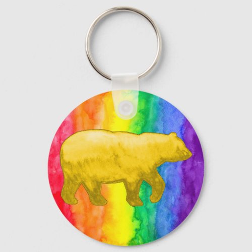 Yellow Bear Keychain