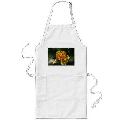 Yellow Bearded Iris Long Apron