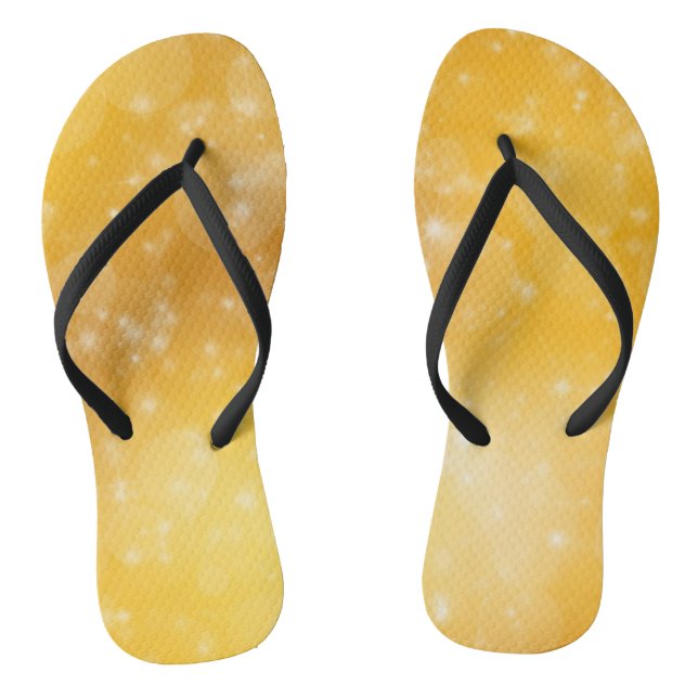 Yellow Beauty  Flip Flops (Footbed)