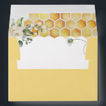 Yellow bee elegant wedding envelope<br><div class="desc">Yellow honeycombs bee elegant wedding envelope
Matching items available.</div>