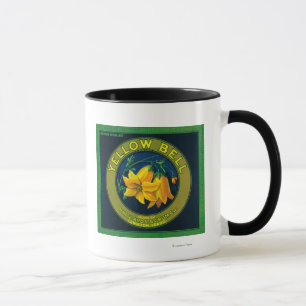 Yellow Bell Apple Crate LabelLewiston, ID Mug