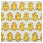 Yellow Bell Frosted Christmas Cookie Holiday Treat Fabric