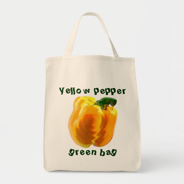 Yellow Bell Pepper Tote Bag (Front)