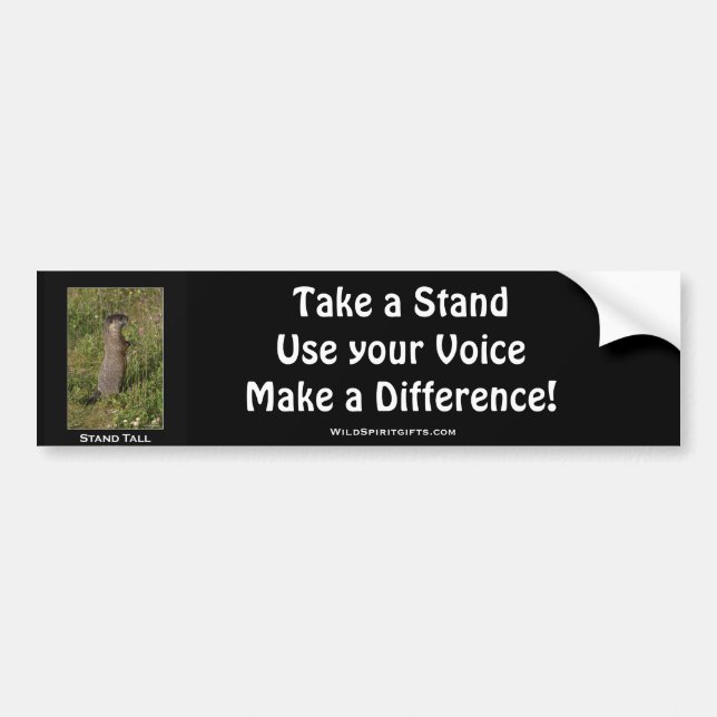 Yellow-Bellied Marmot Bumper Sticker (Front)