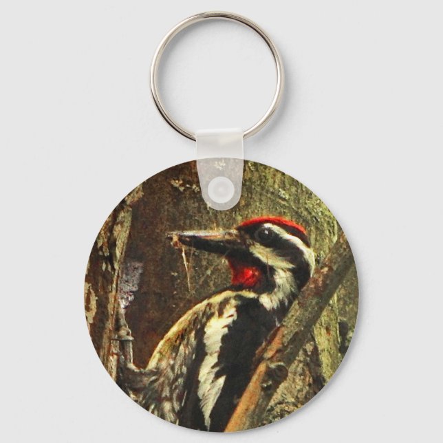 Yellow-bellied Sapsucker Keychain (Front)