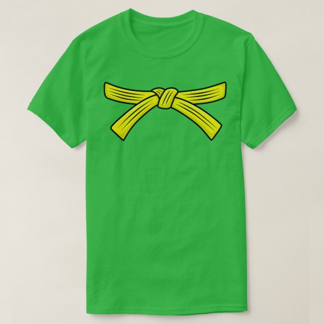 Yellow belt Karate Kyokushin Wado Goju Shotokan Sh T-Shirt (Design Front)
