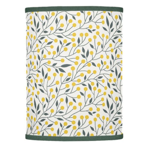 Yellow Berries and Branches Lamp Shade