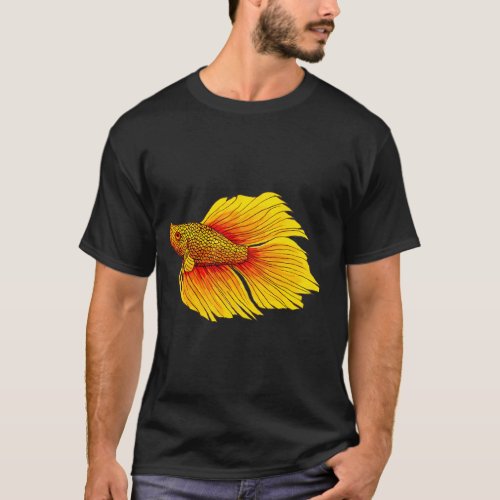 Yellow Betta Fish T-Shirt