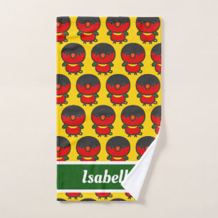 Yellow-bibbed Lory Hand Towel