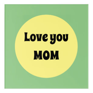 Yellow Big Dot  Acrylic Print