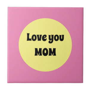 Yellow Big Dot Ceramic Tile