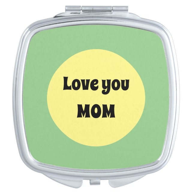 Yellow Big Dot Compact Mirror (Front)