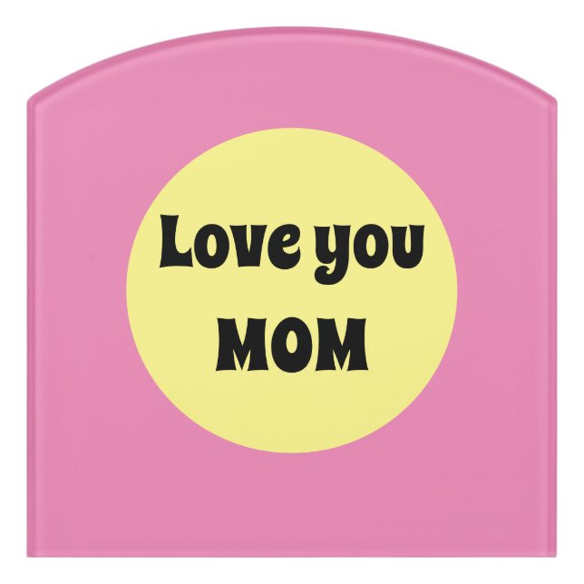 Yellow Big Dot Door Sign (Contour Front)