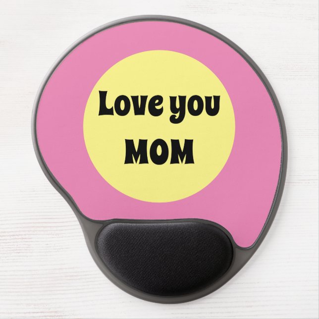 Yellow Big Dot Gel Mouse Pad (Front)