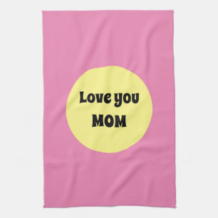 Yellow Big Dot Kitchen Towel