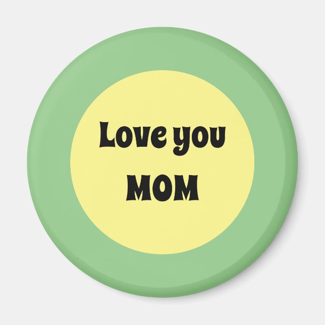 Yellow Big Dot Magnet (Front)