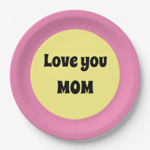 Yellow Big Dot Paper Plates