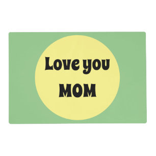 Yellow Big Dot  Placemat