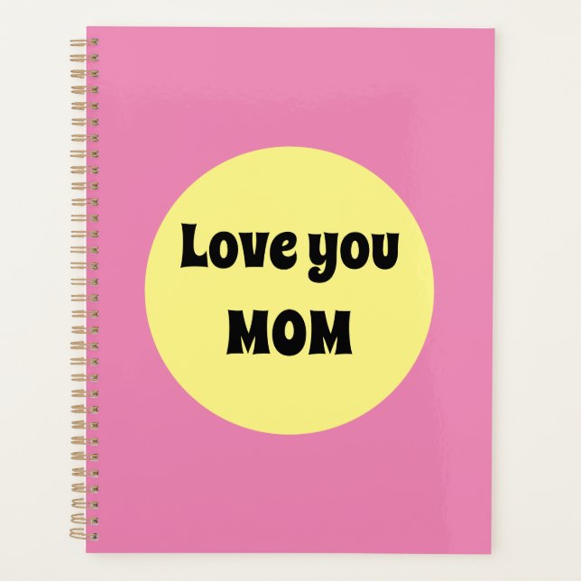 Yellow Big Dot Planner (Front)