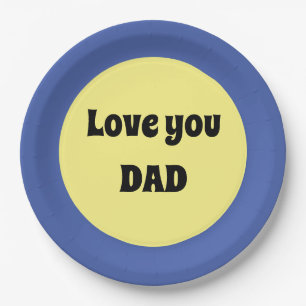 Yellow Big Dot Square Sticker Paper Plates