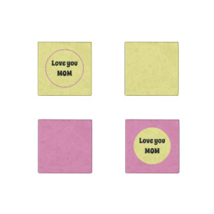 Yellow Big Dot Stone Magnet