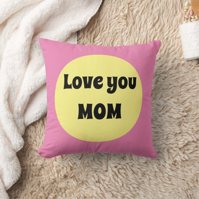 Yellow Big Dot Throw Pillow (Blanket)