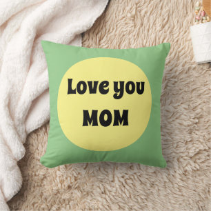 Yellow Big Dot Throw Pillow