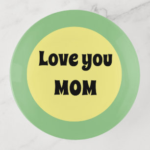 Yellow Big Dot Trinket Tray