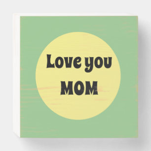 Yellow Big Dot Wooden Box Sign