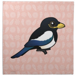 Yellow-billed Magpie Cloth Napkins (set of 4) dinner 20
