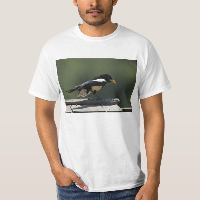 Yellow Billed Magpie T-Shirt (Front)