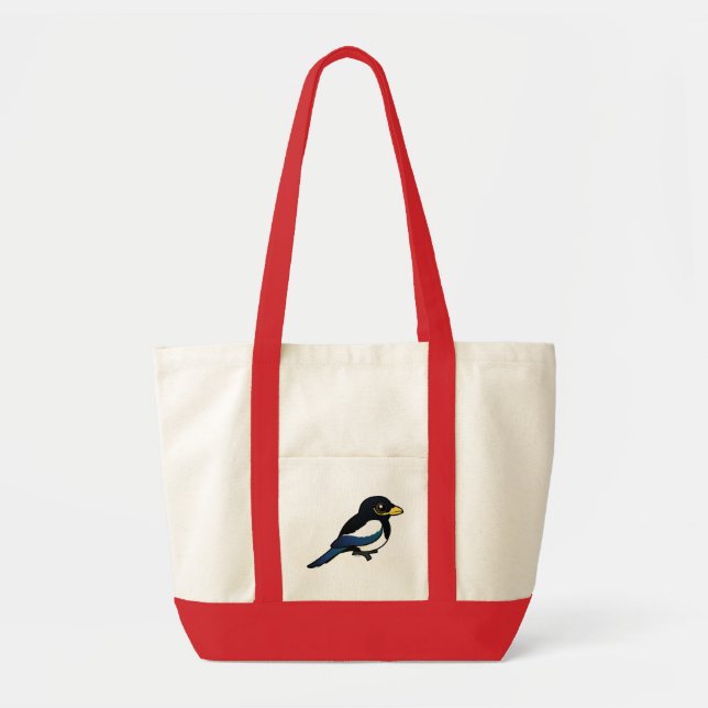 Yellow-billed Magpie Tote Bag (Front)