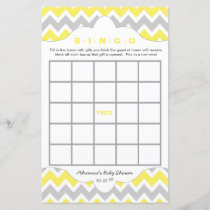 Yellow Bingo purse baby shower TWO GAME SET