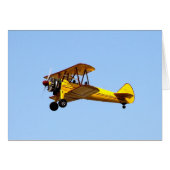 Yellow Biplane (Front Horizontal)