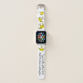 Yellow Bird Apple Watch Band