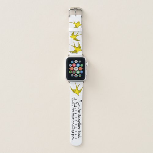 Yellow Bird  Apple Watch Band