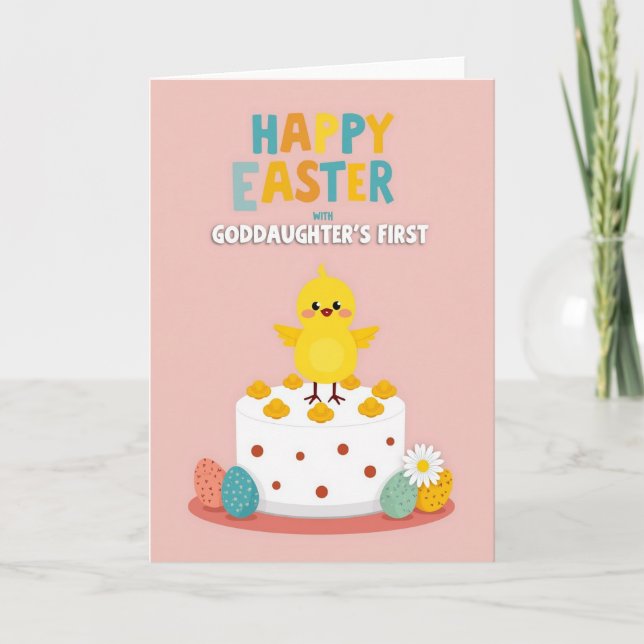 Yellow Bird Cake Pattern Card (Front)
