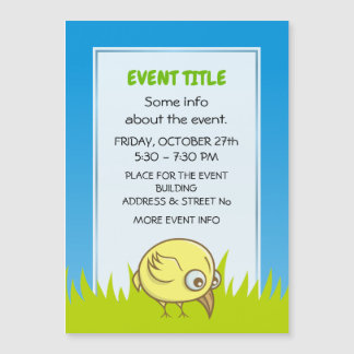 Yellow bird cartoon