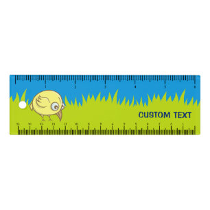 Yellow Bird Cartoon 6 inch Ruler