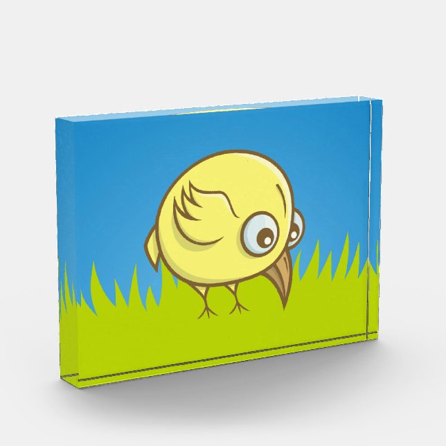 Yellow bird cartoon award (Left)