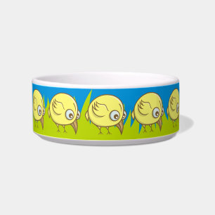Yellow bird cartoon bowl