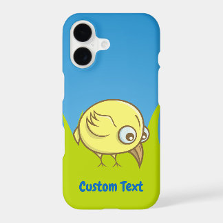 Yellow Bird Cartoon iPhone Case