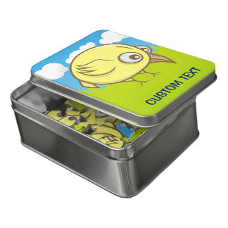 Yellow Bird Cartoon Jigsaw Puzzle