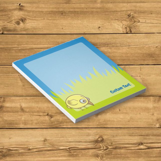Yellow bird cartoon notepad (Creator Uploaded)