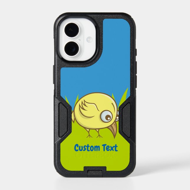 Yellow Bird Cartoon Otterbox iPhone Case (Back)