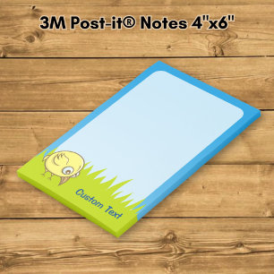 Yellow Bird Cartoon Post-it Notes
